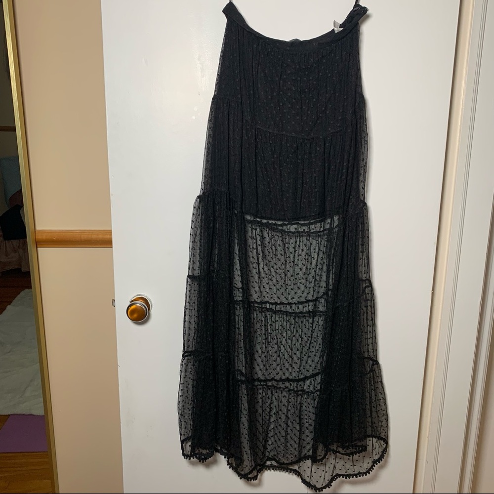 Black lace Forever 21 skirt - M